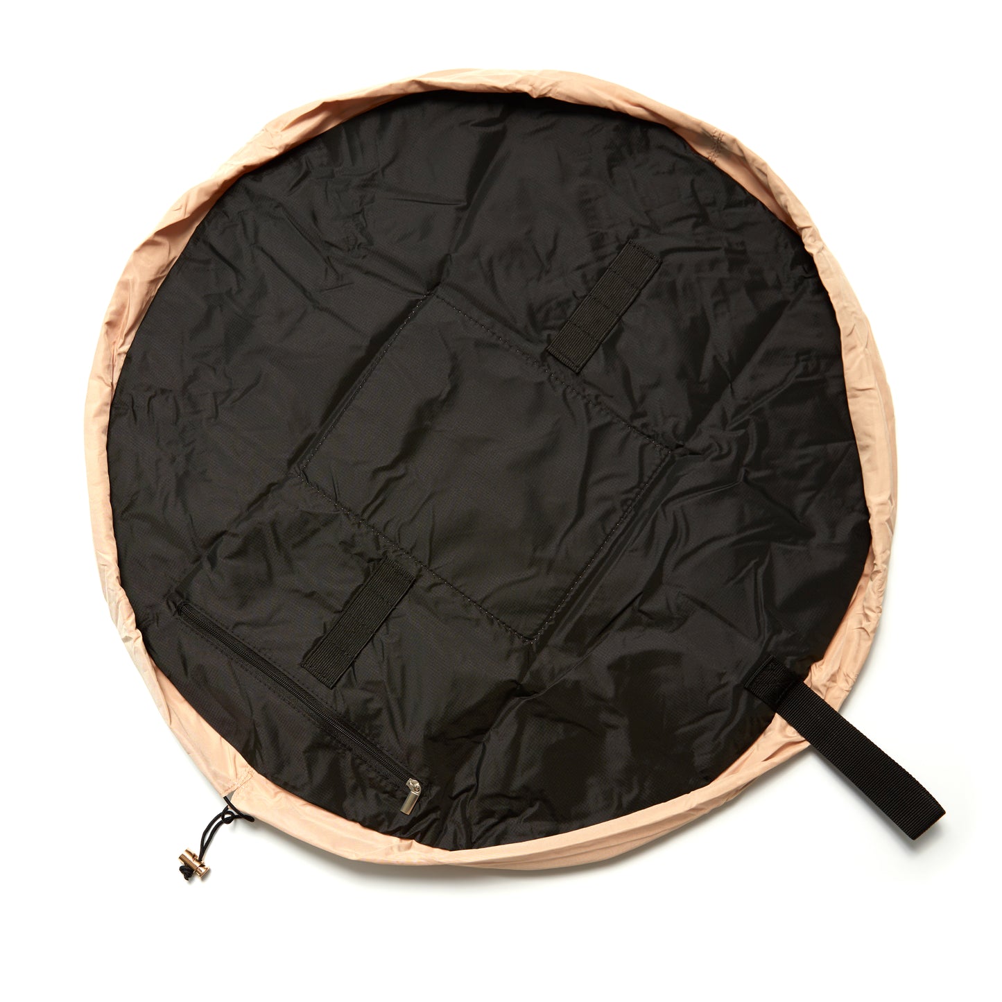 Clay Full Size Flat Lay Makeup Bag