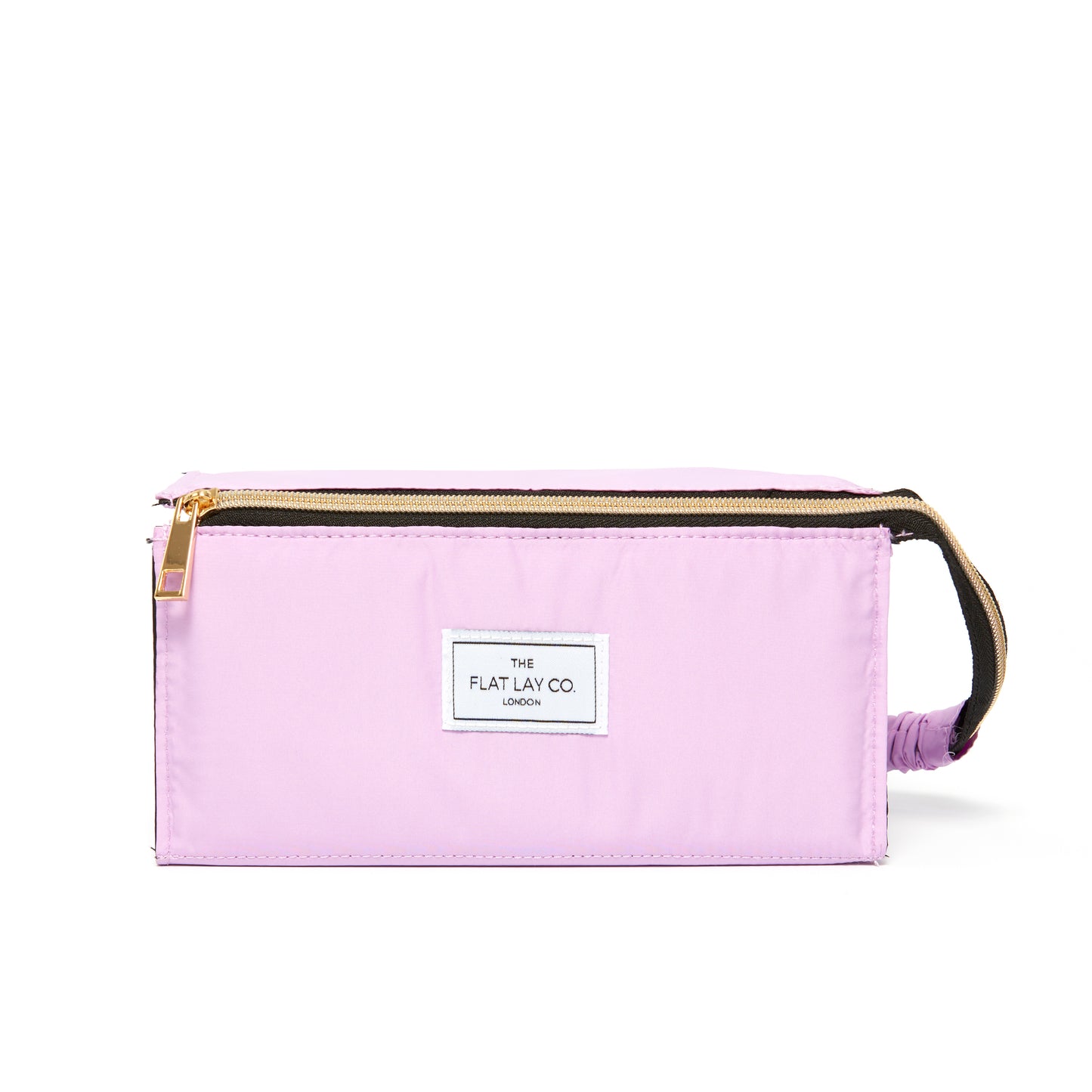 Lilac Open Flat Makeup Box Bag and Tray