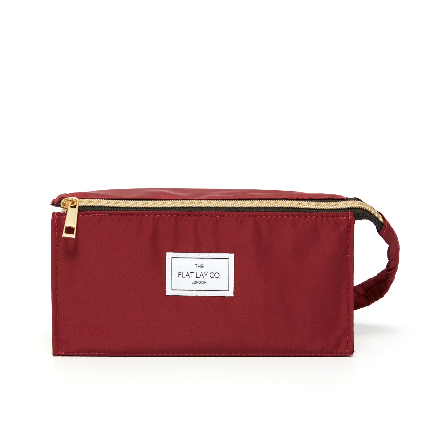 Berry Open Flat Makeup Box Bag and Tray