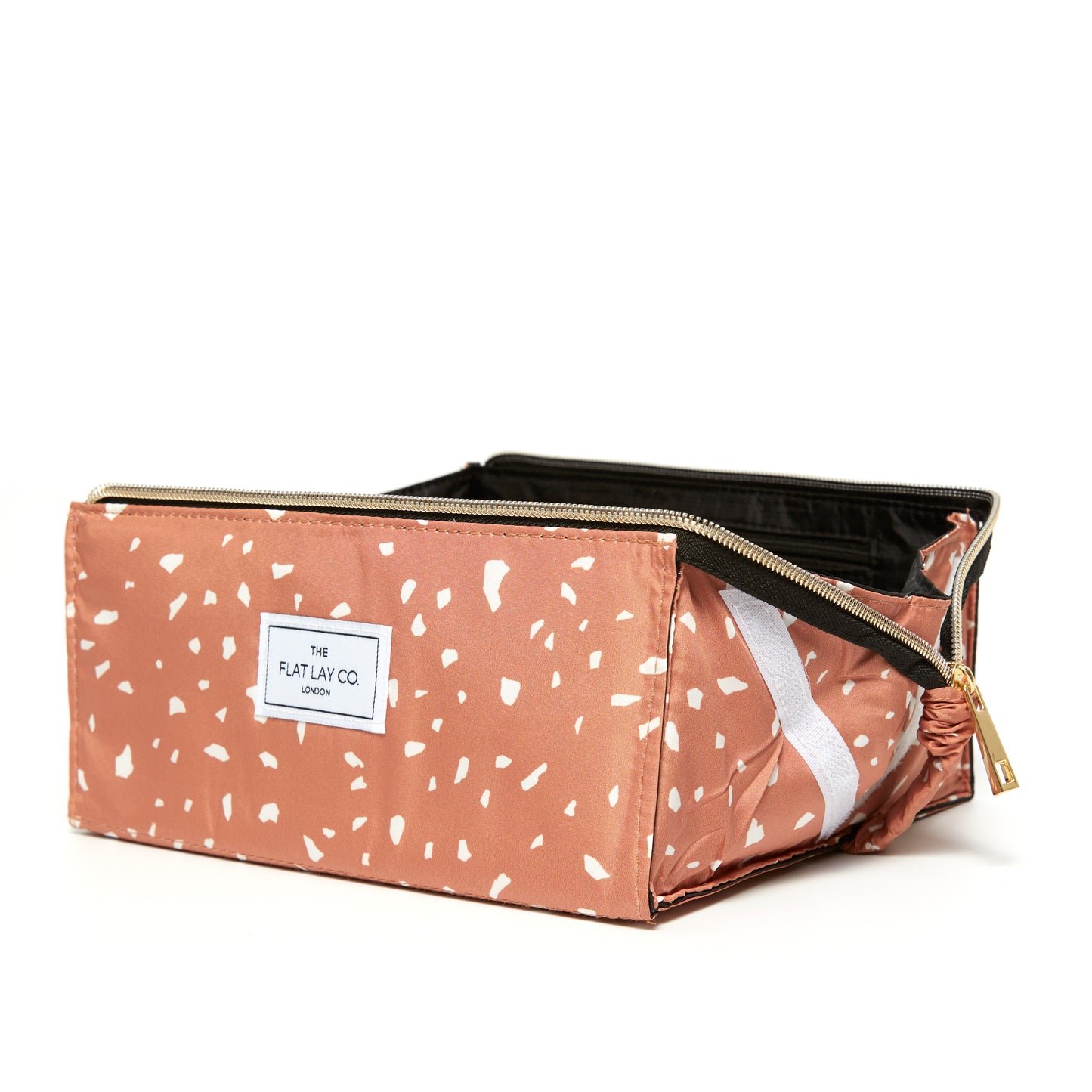 Rock Open Flat Makeup Box Bag and Tray