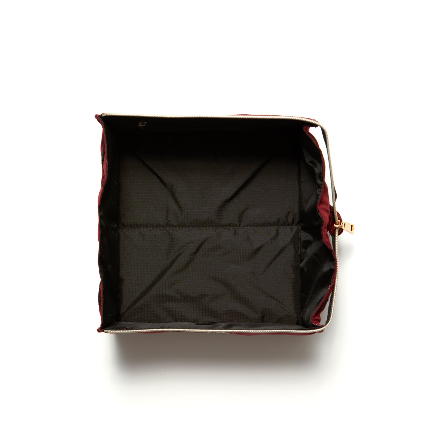 Berry Open Flat Makeup Box Bag and Tray