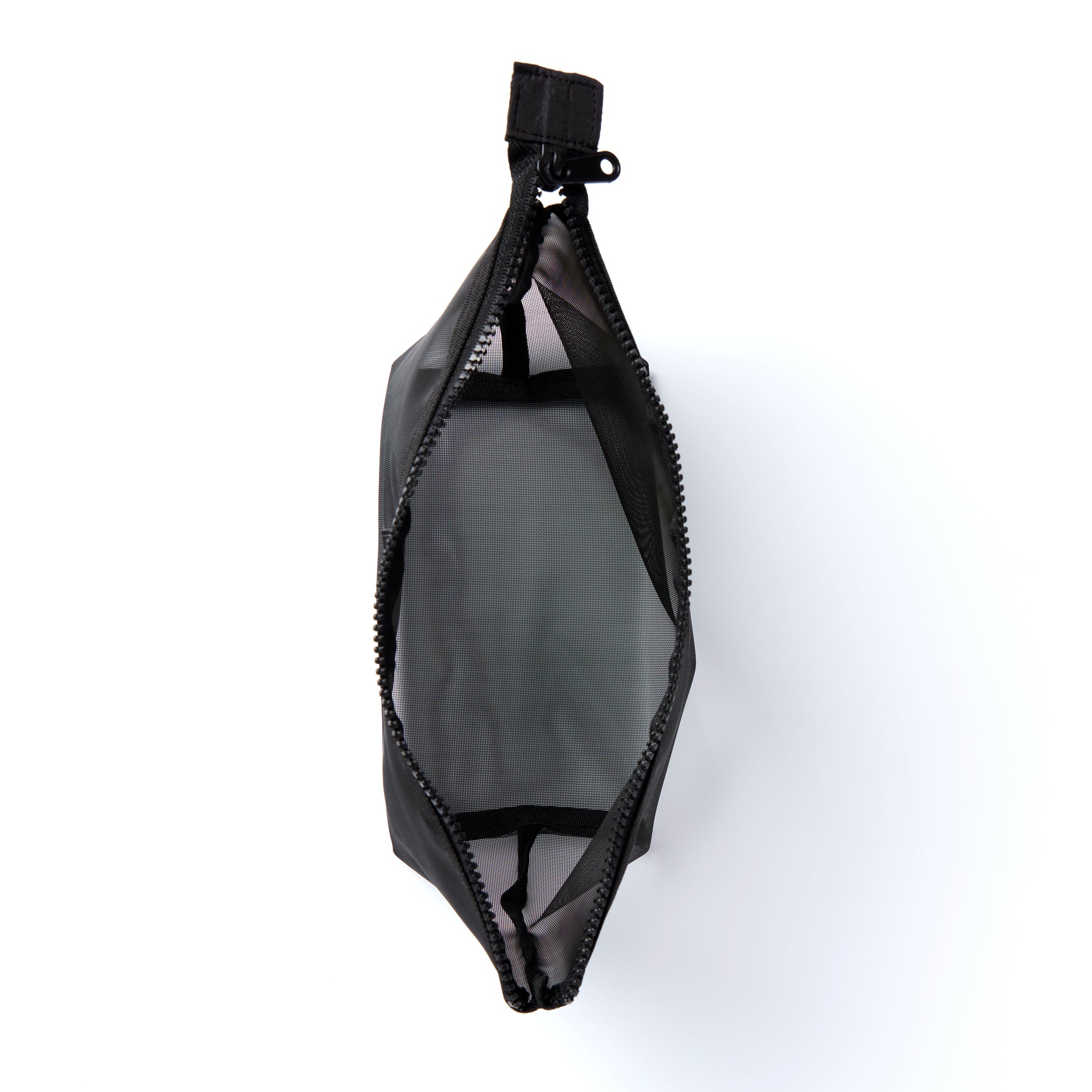 Classic Black Mesh Essential Makeup Pouch