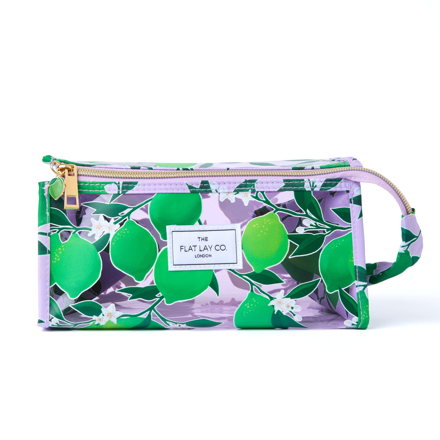 Jelly Flat Lay Makeup Box Bag - Limes