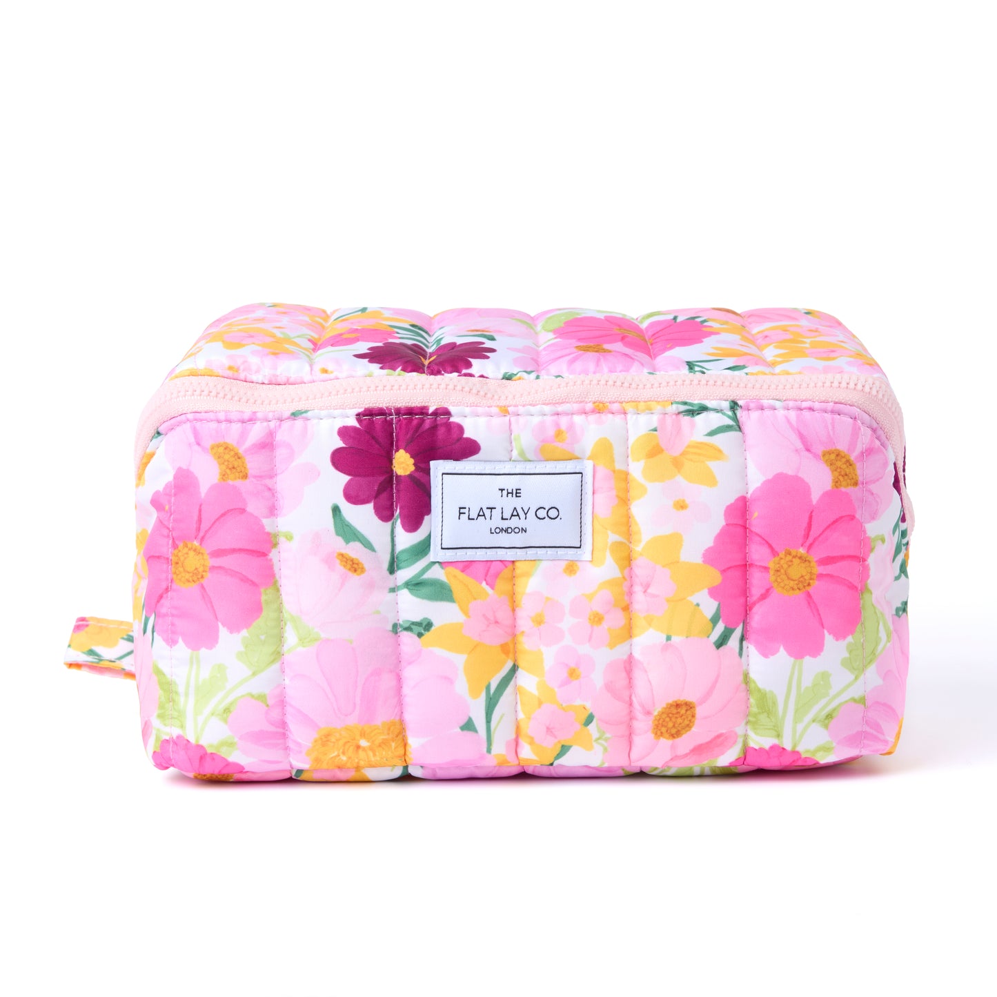 Marshmallow Flat Lay Makeup Box Bag - Bouquet Flowers