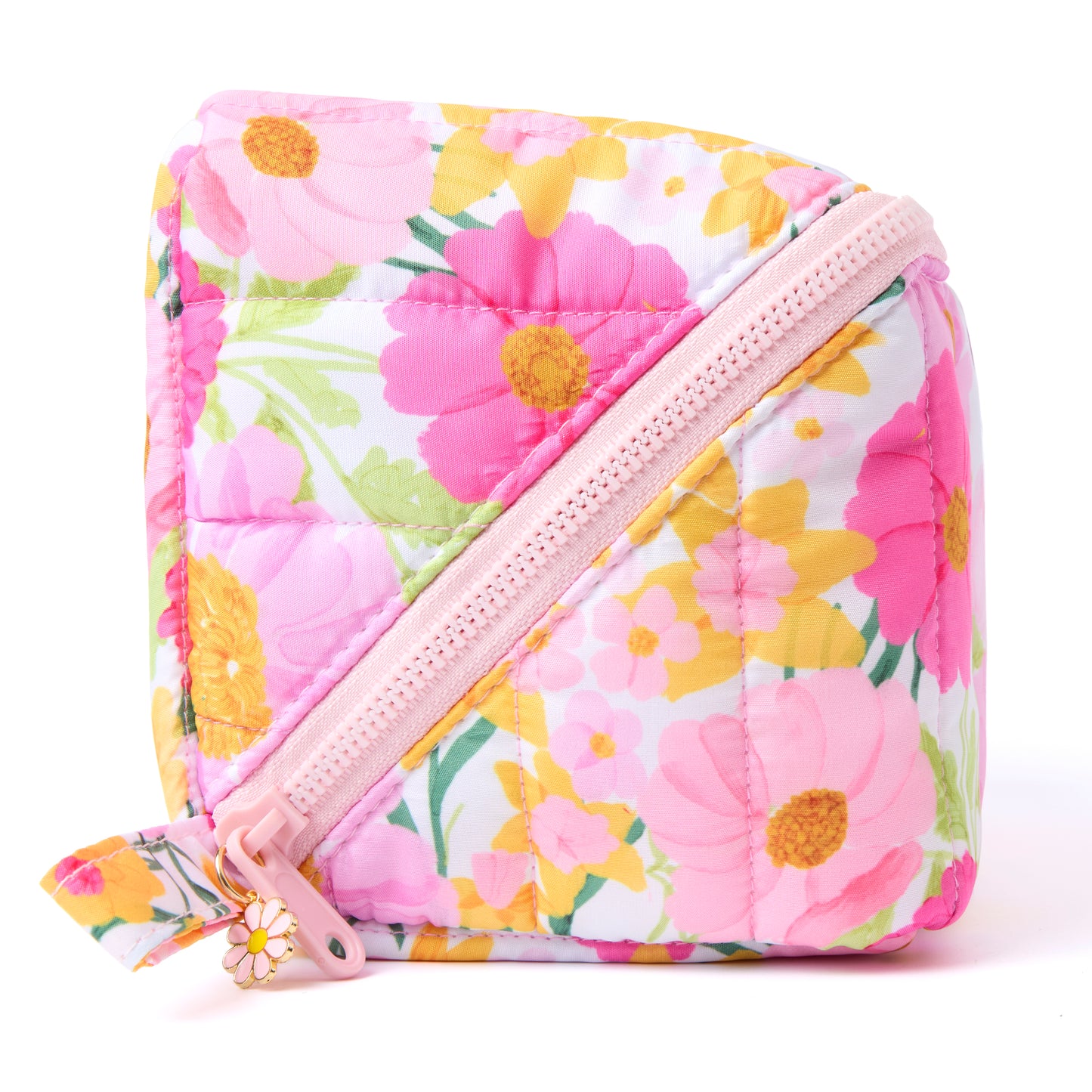 Marshmallow Flat Lay Makeup Box Bag - Bouquet Flowers