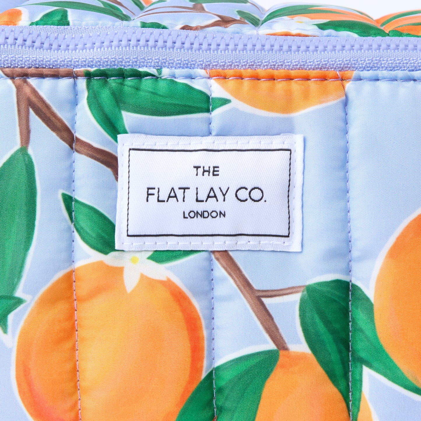 Marshmallow Flat Lay Makeup Box Bag - Mediterranean Oranges