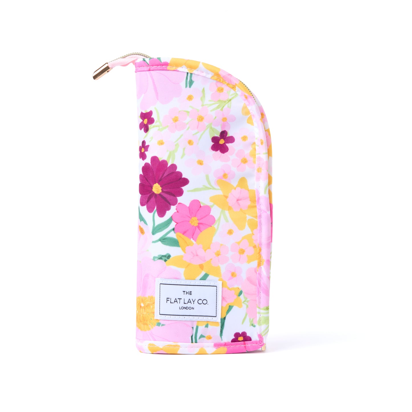 Standing Makeup Brush Case - Bouquet Flowers