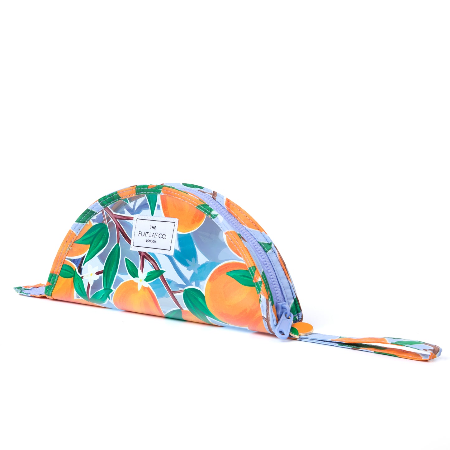 Jelly Lunar Flat Lay Makeup Pouch - Mediterranean Oranges