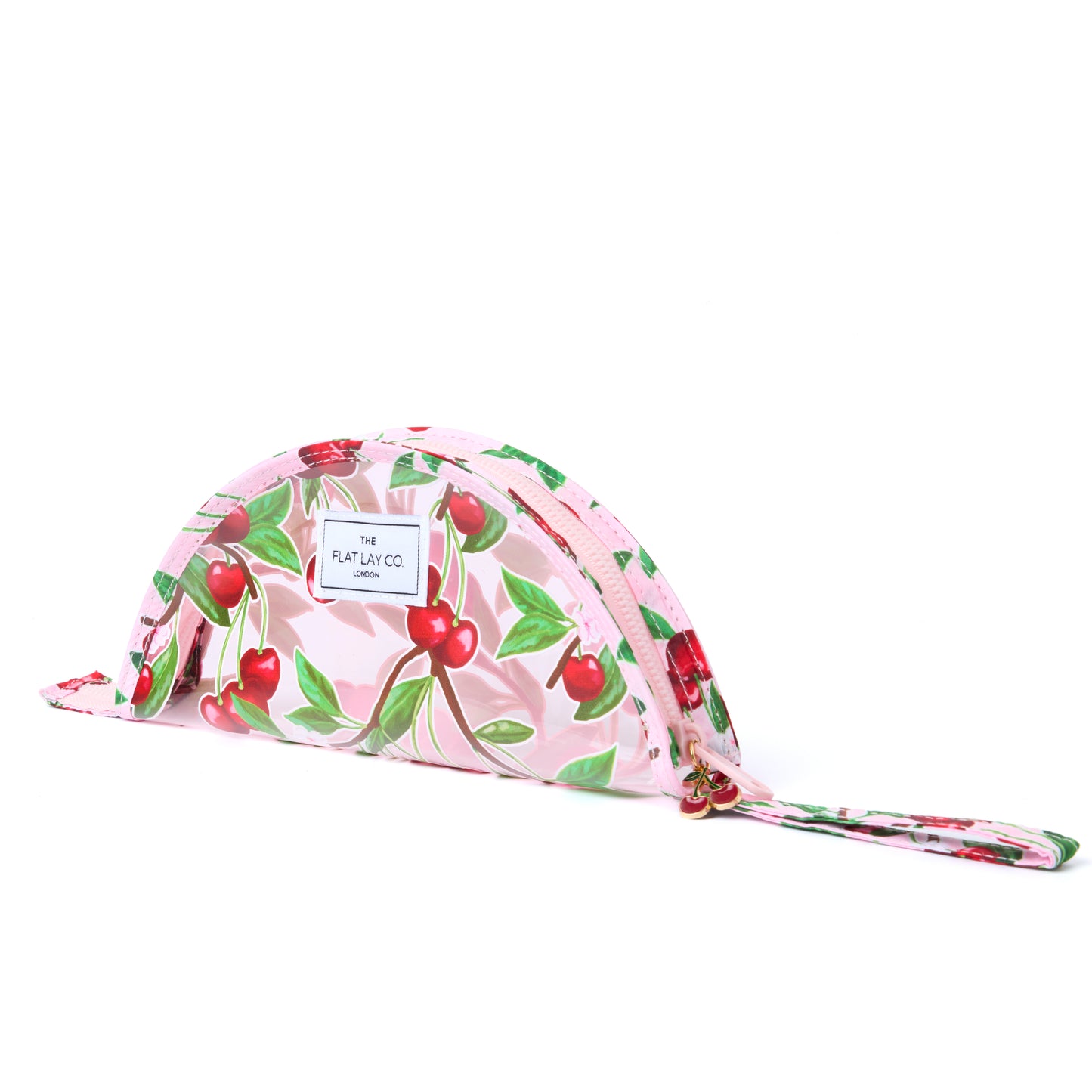 Jelly Lunar Flat Lay Makeup Pouch - Cherries