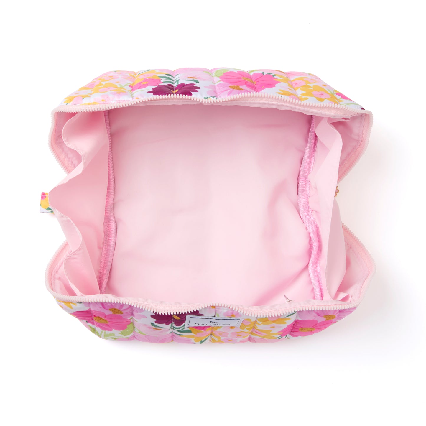 Marshmallow Flat Lay Makeup Box Bag - Bouquet Flowers