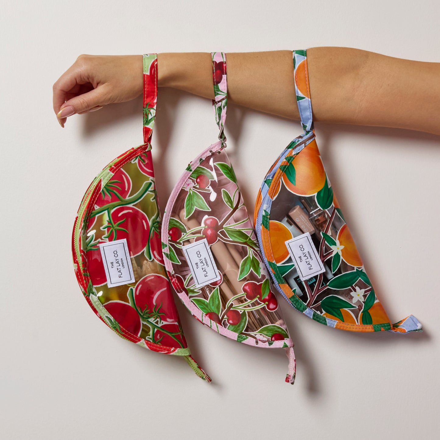 Jelly Lunar Flat Lay Makeup Pouch - Tomatoes