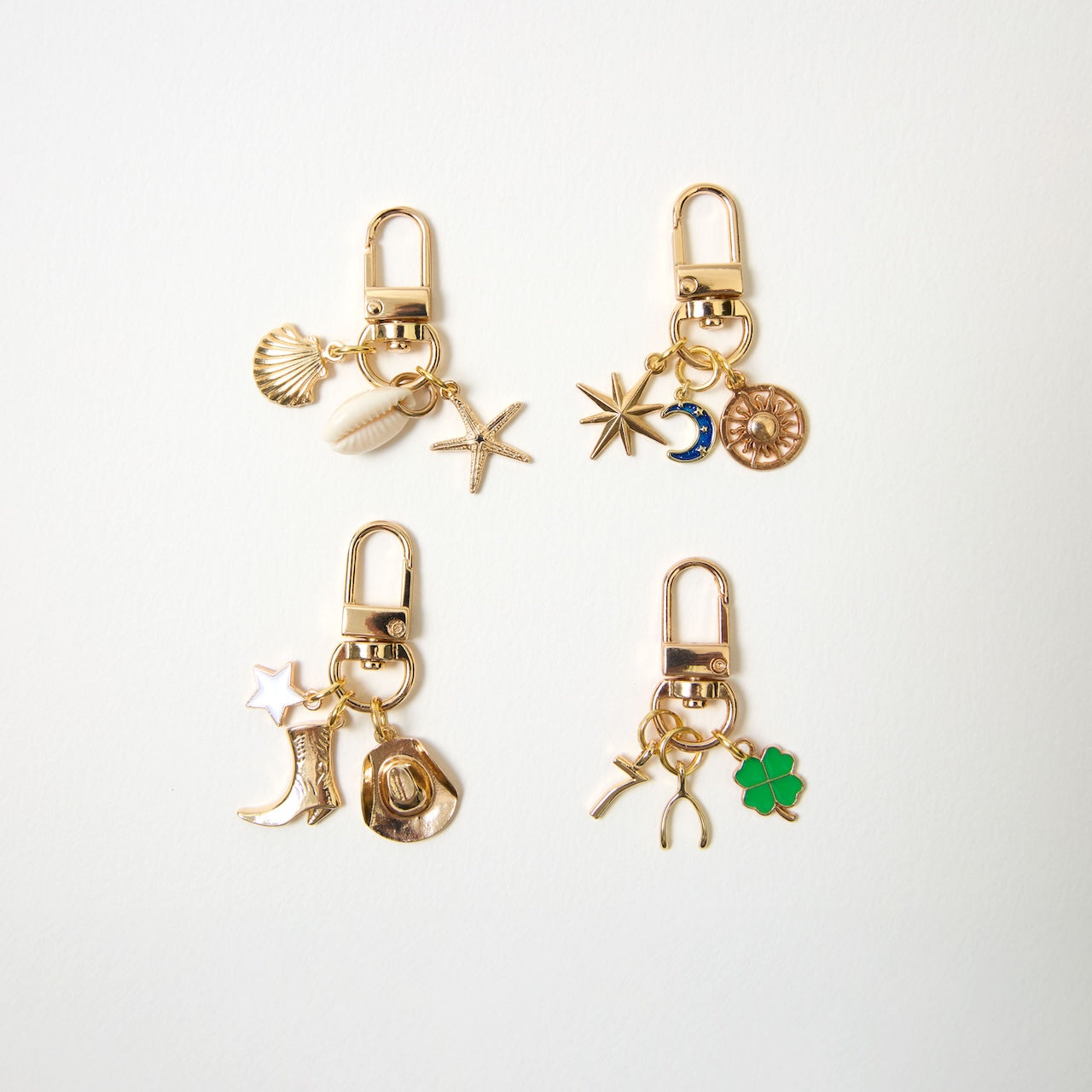 Bag Charm & Keychain - Sea Star & Shells