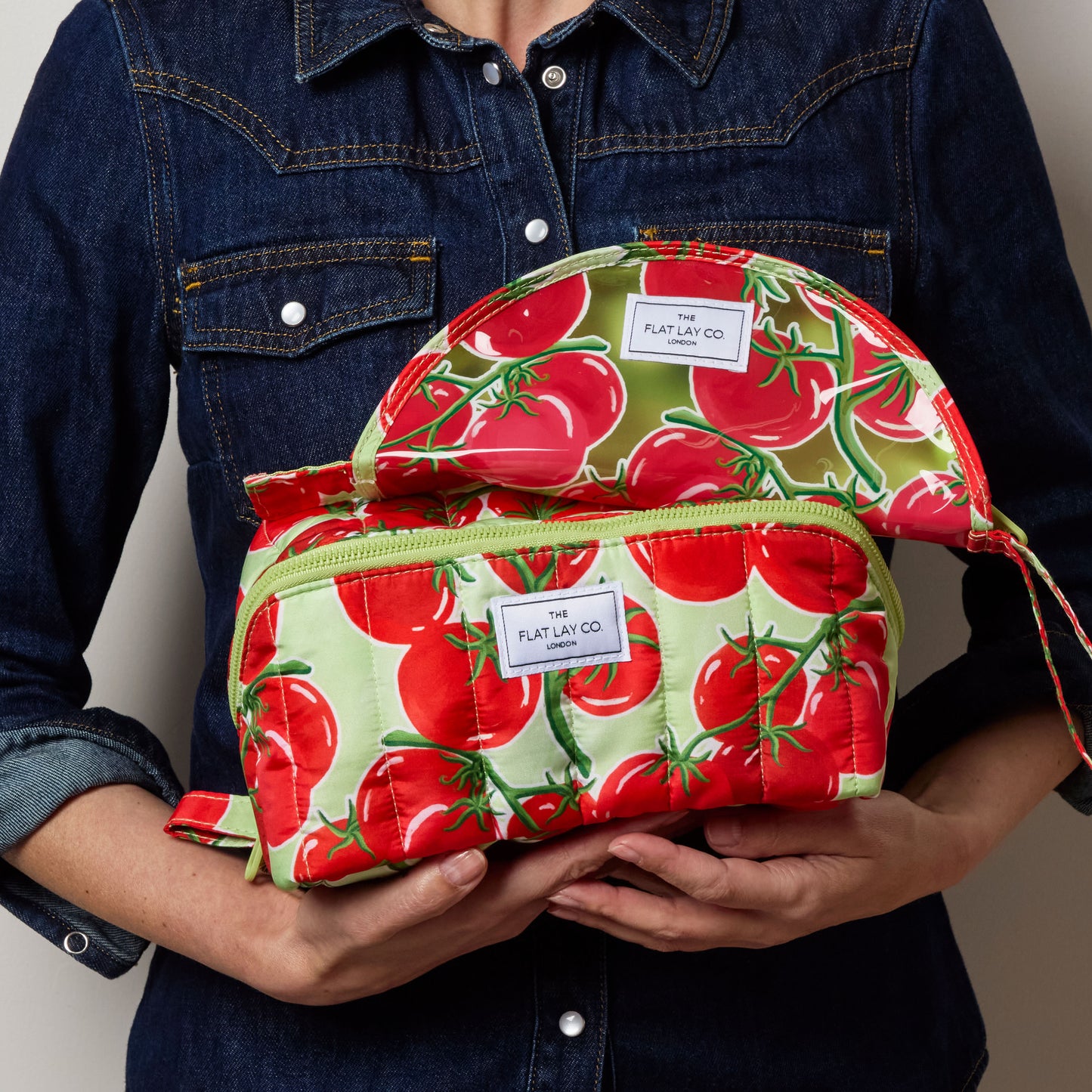 Marshmallow Flat Lay Makeup Box Bag - Tomatoes