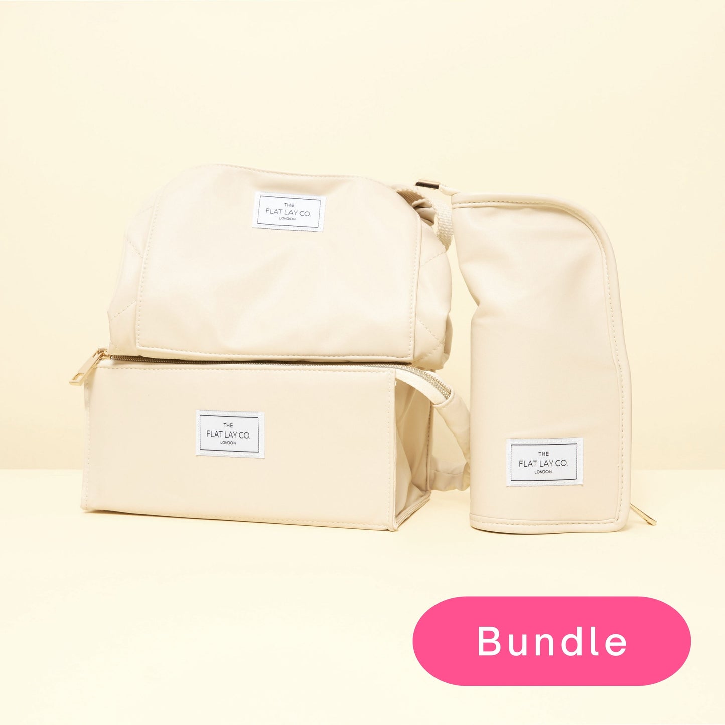 Cream Leather Monochrome Gift Bundle