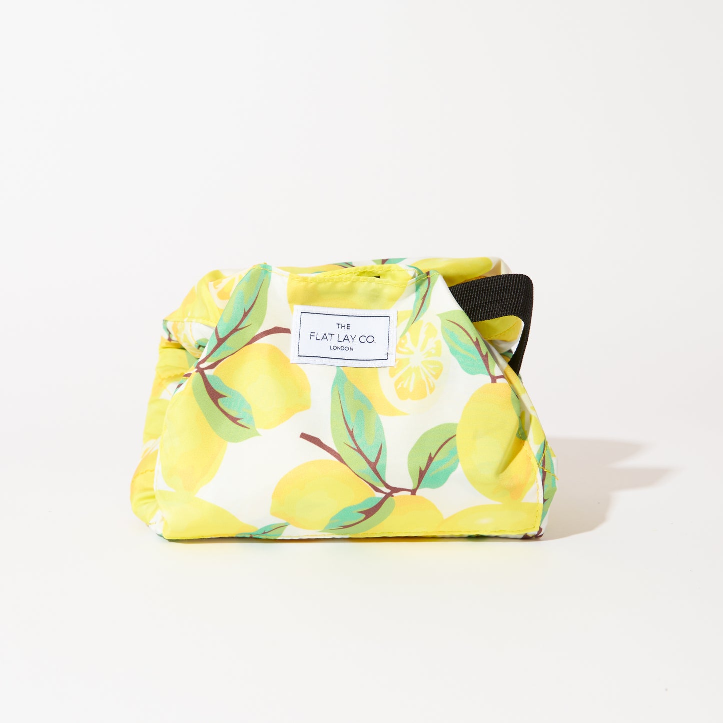 Lemons Full Size Flat Lay Makeup Bag