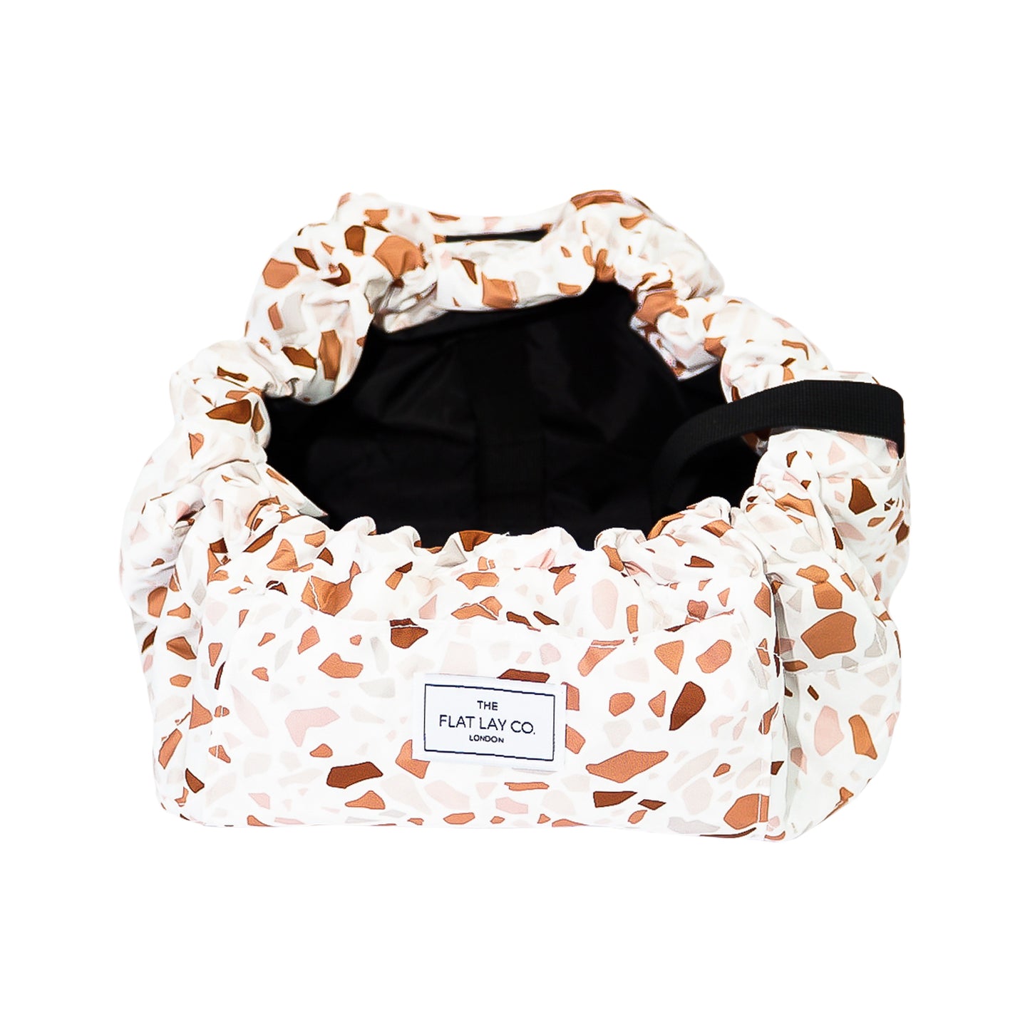 Terrazzo Full Size Flat Lay Makeup Bag