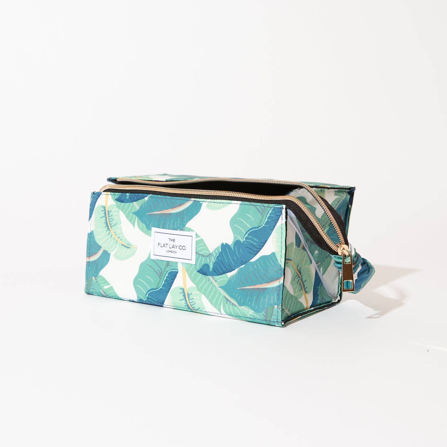 Tropical Leaves Makeup Bag Bundle - 4-Pack