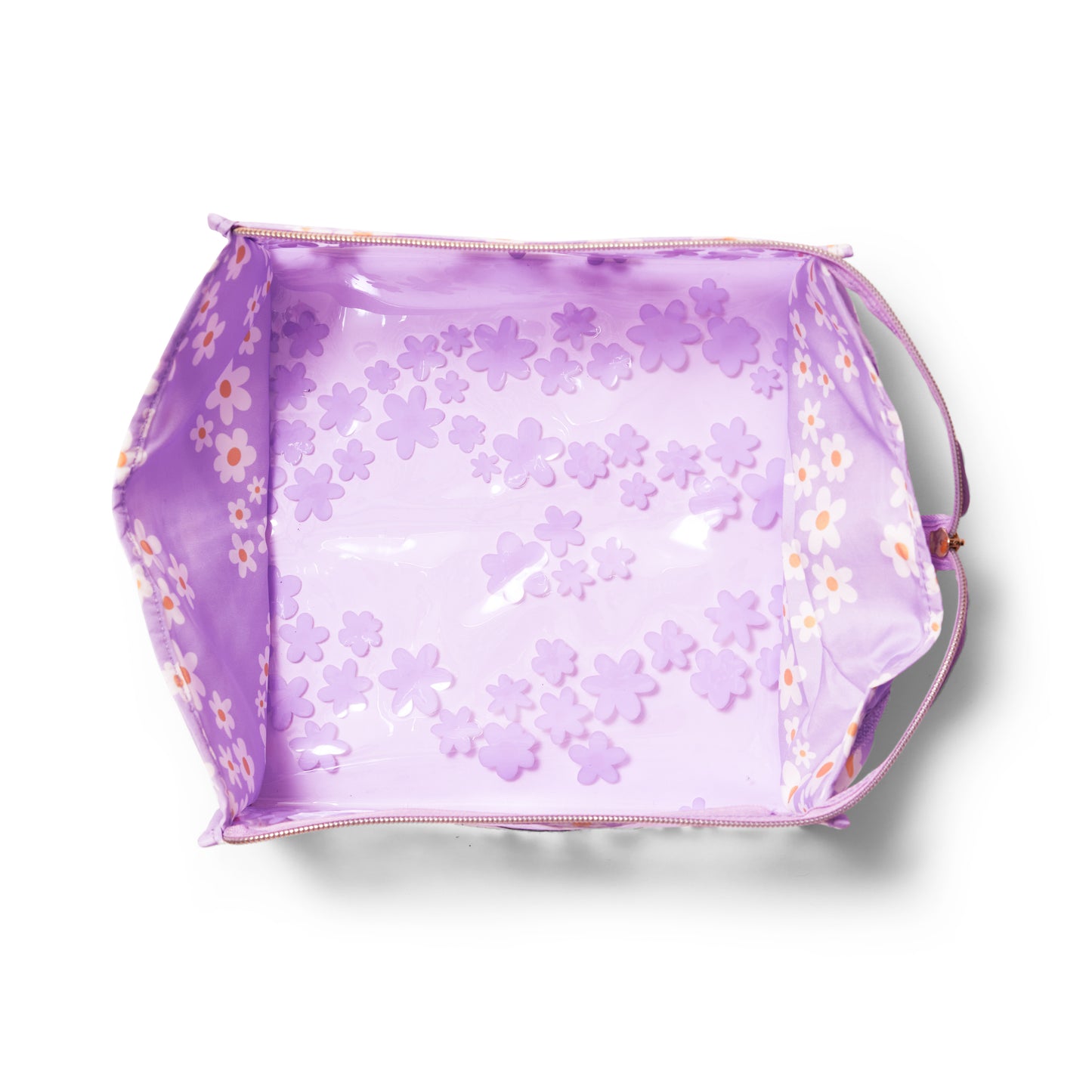 Lilac Daisy Makeup Bag Bundle - 3-Pack