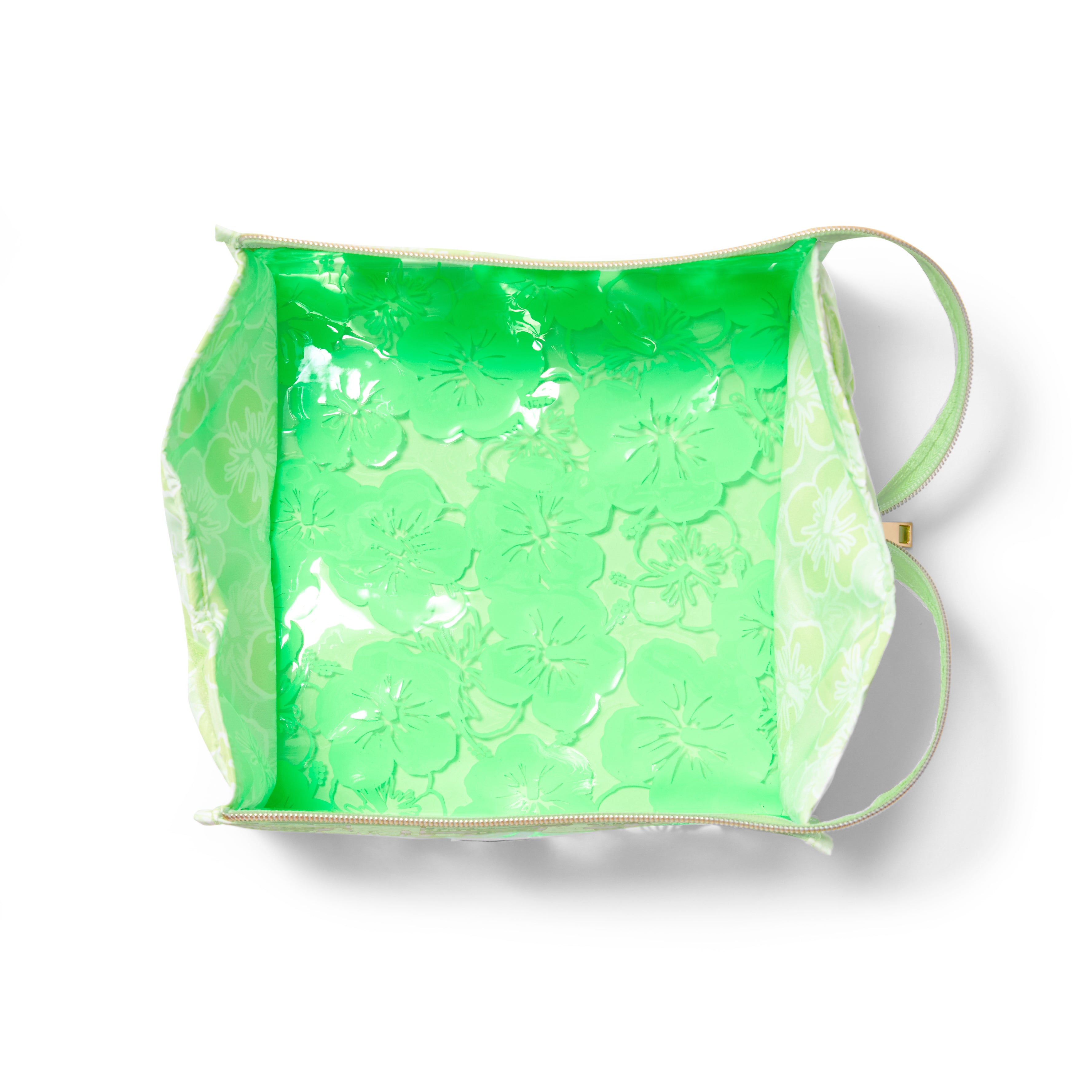 Lime green cheap clear purse