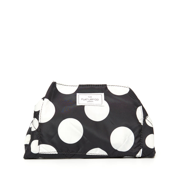Double Spots Drawstring Flat Lay Makeup Bag