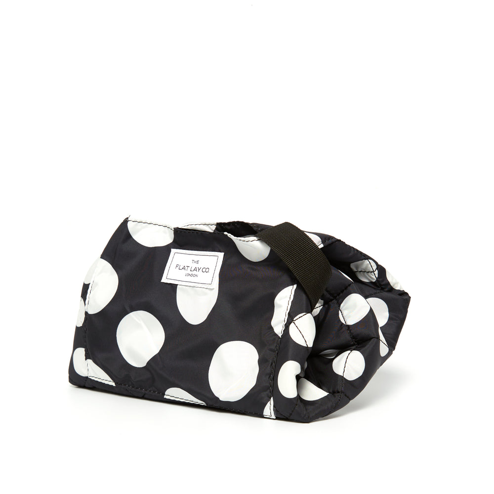 Double Spots Drawstring Flat Lay Makeup Bag