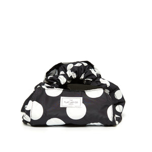Double Spots Drawstring Flat Lay Makeup Bag
