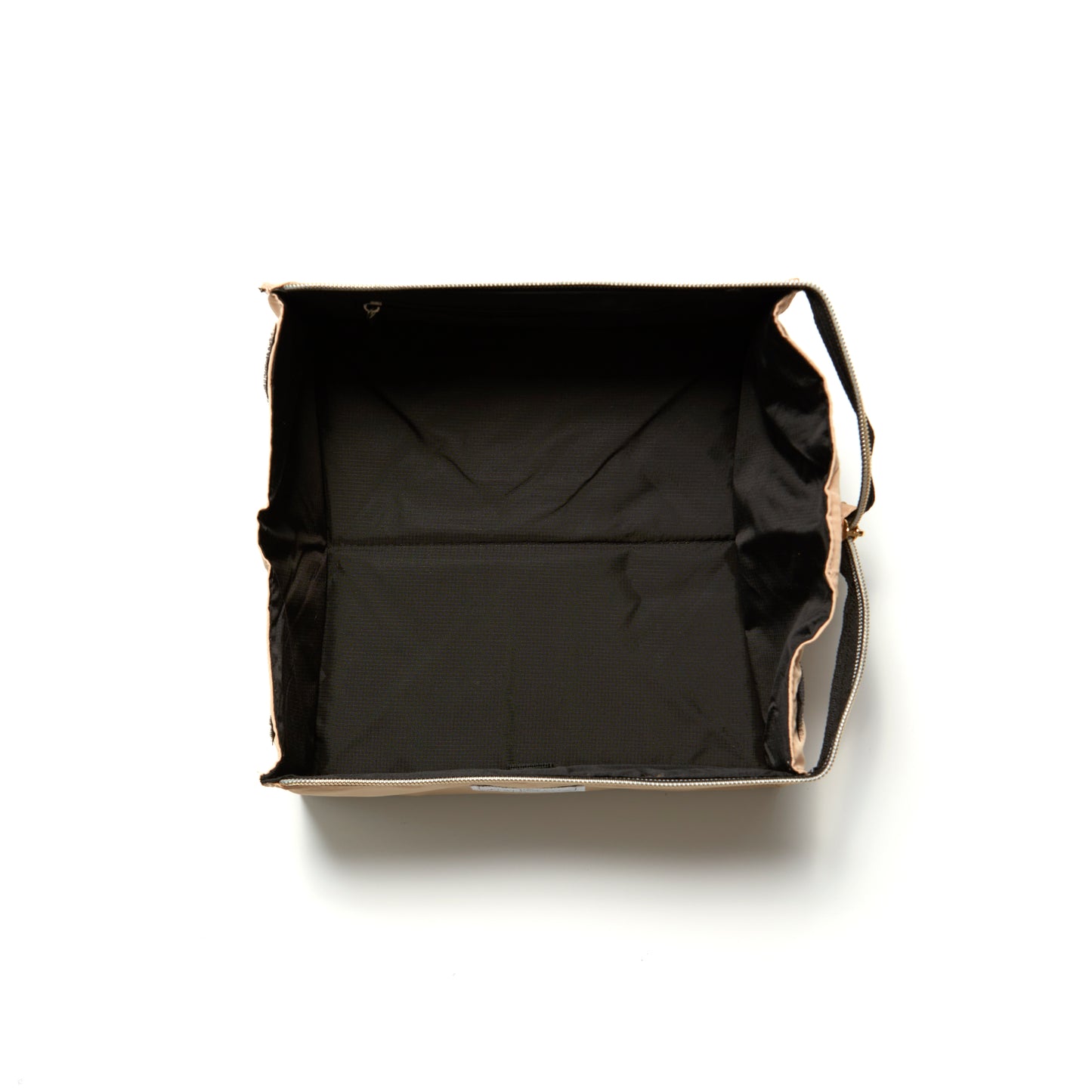Clay Open Flat Makeup Box Bag and Tray