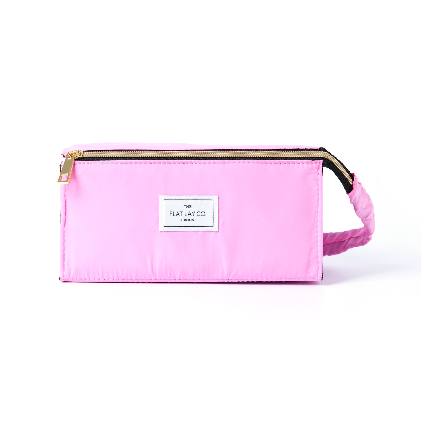 Flat Lay Makeup Box Bag - Hot Pink