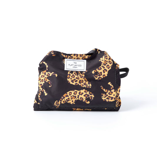 Jaguars Full Size Flat Lay Makeup Bag