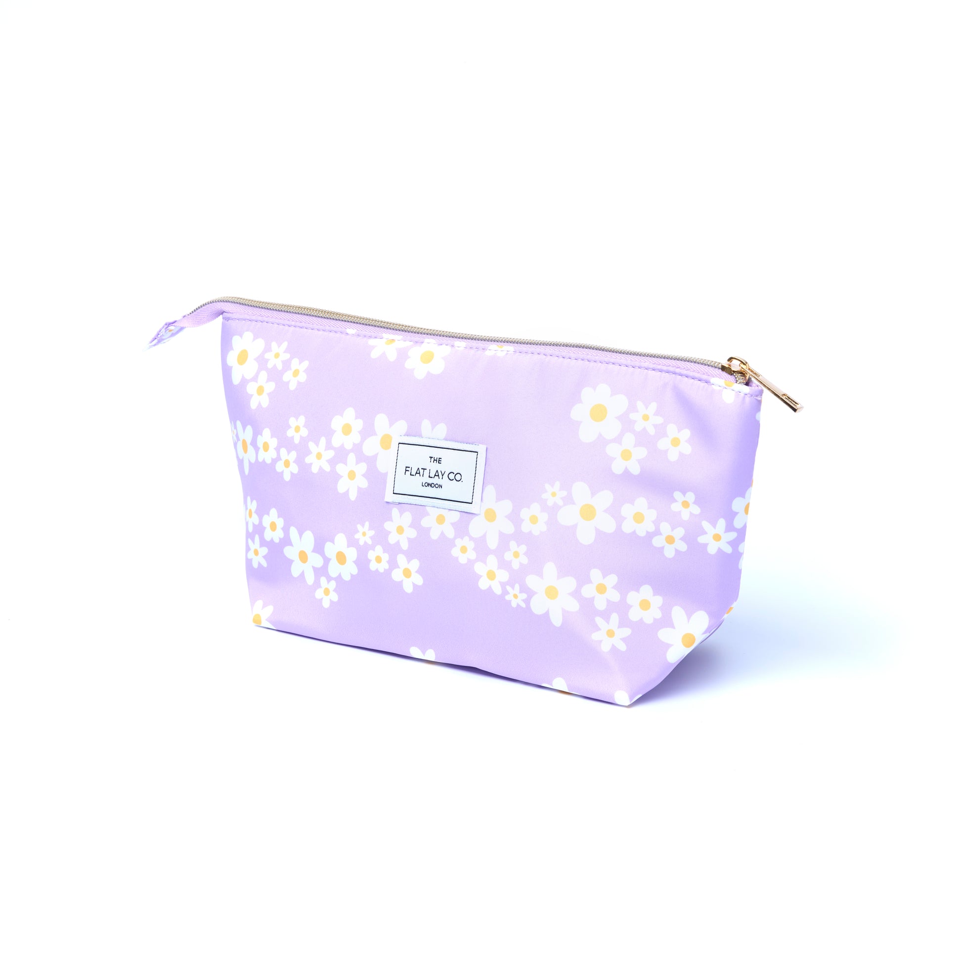 Lilac Daisy Essential Makeup Pouch