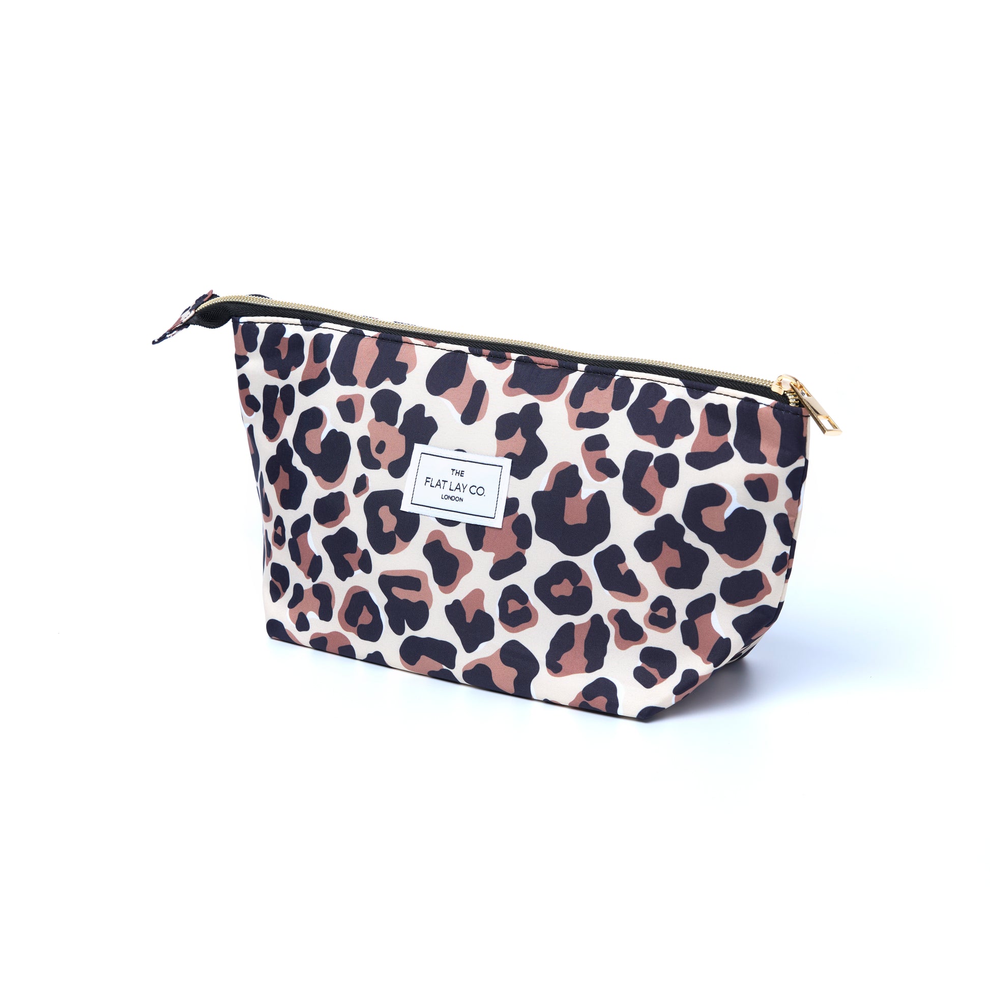 Brown Leopard Essential Makeup Pouch