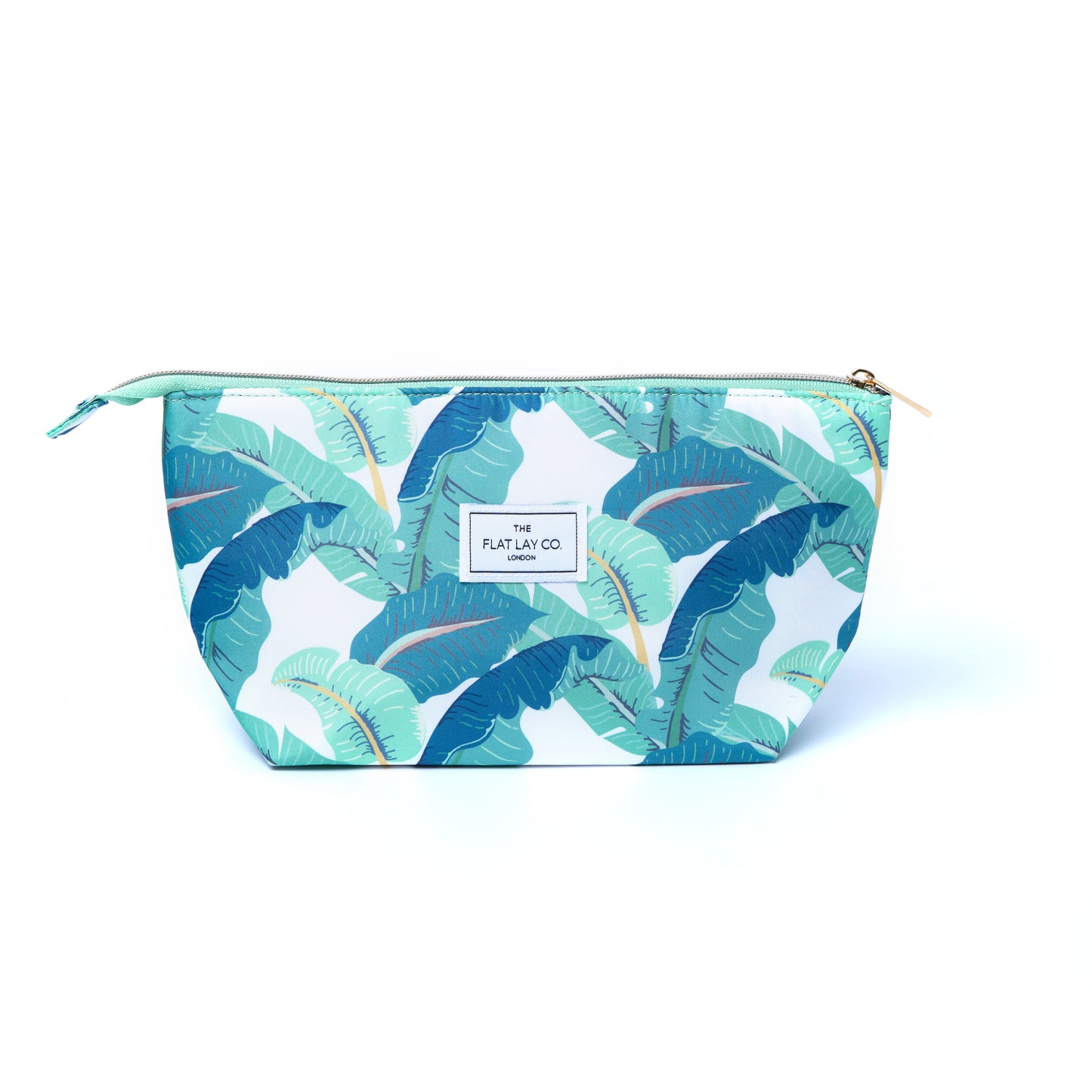 Tropical Leaves Makeup Bag Bundle - 4-Pack