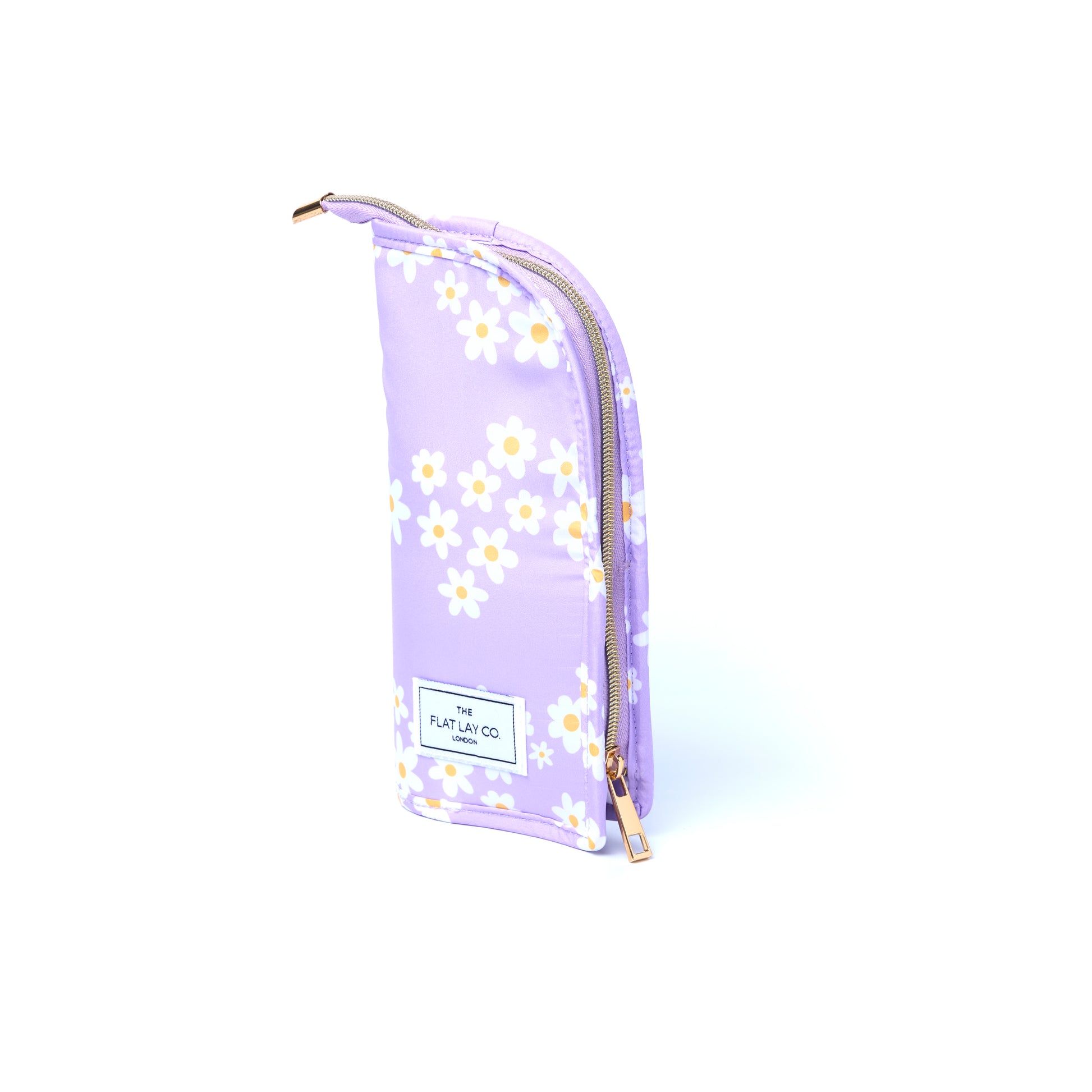 Lilac Daisy Standing Brush Case