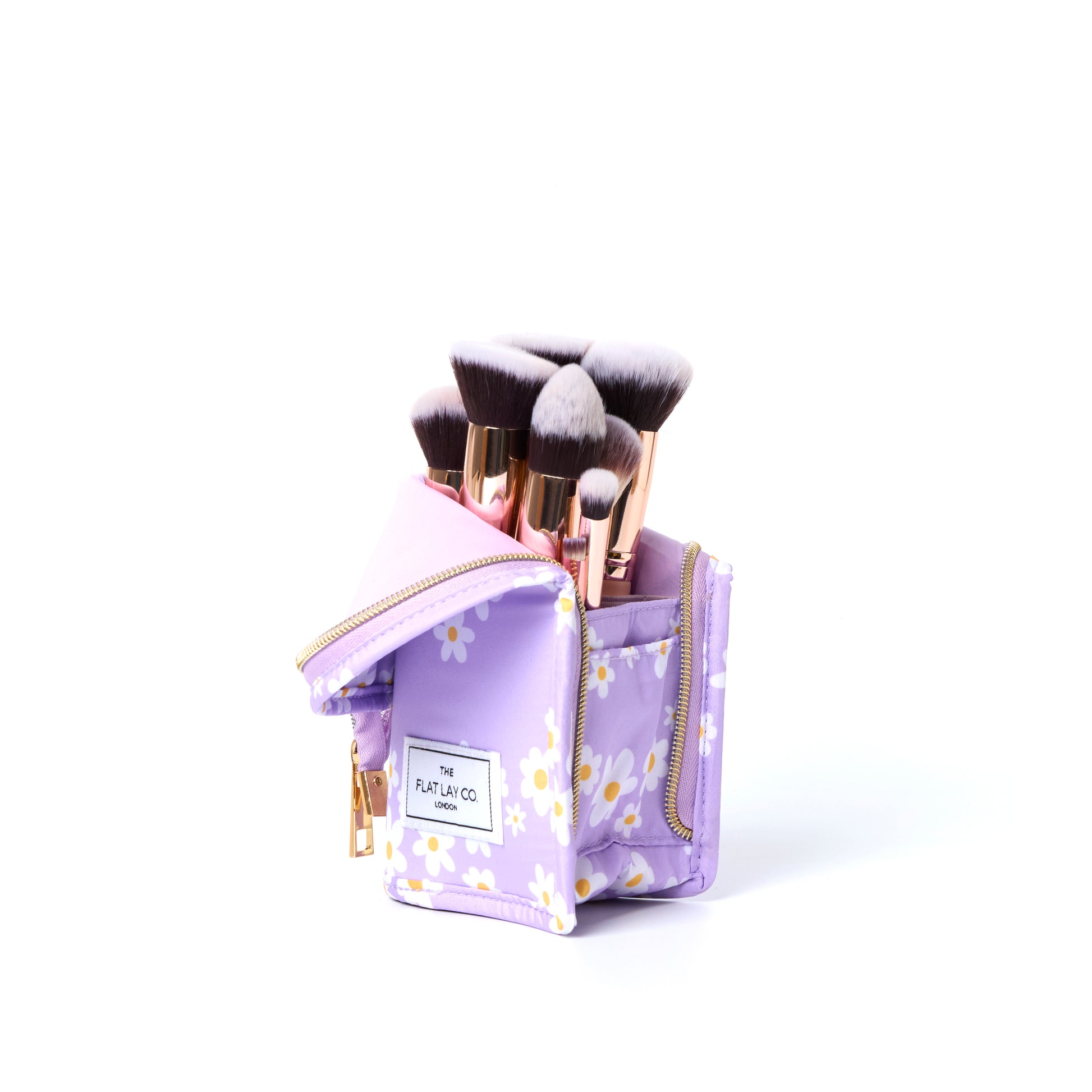 Lilac Daisy Standing Brush Case