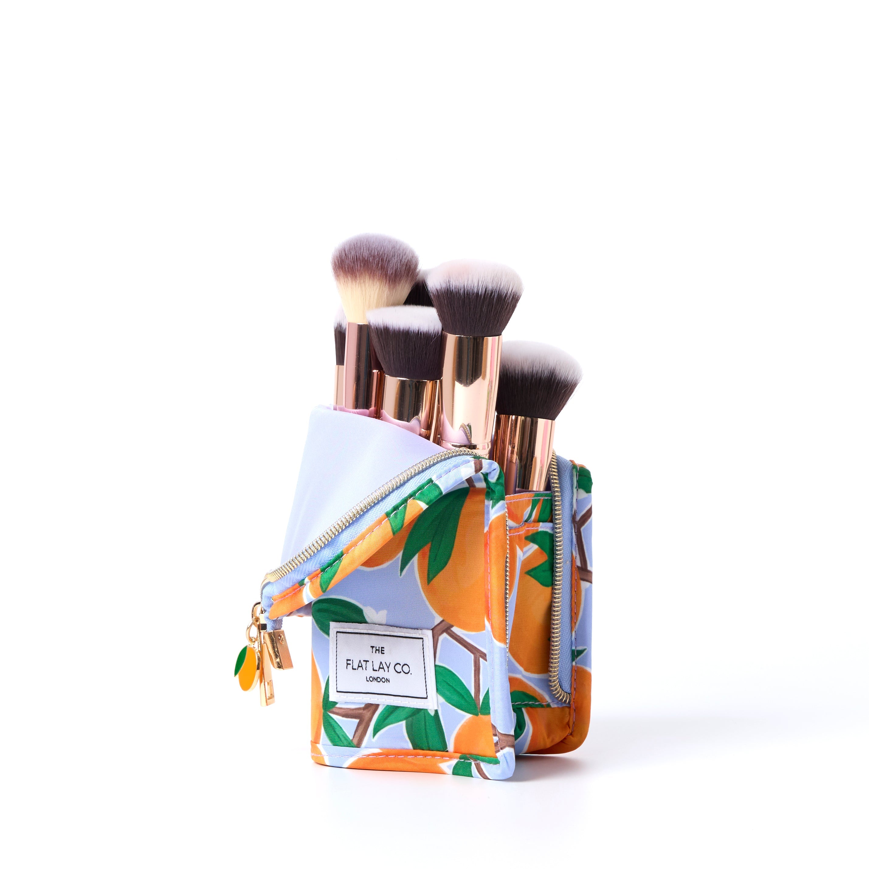 Standing Makeup Brush Case - Oranges – The Flat Lay Co.