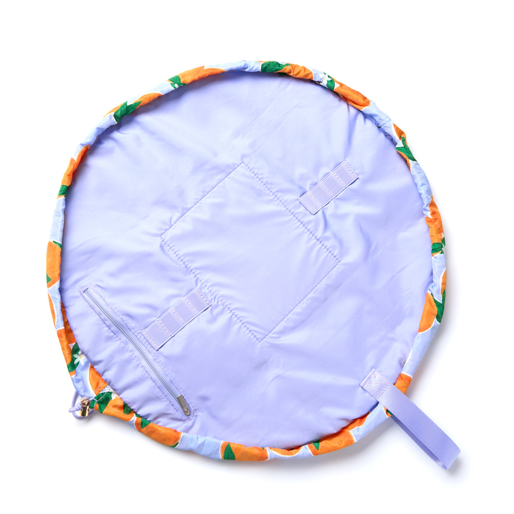 Drawstring & Brush Case Bundle - Mediterranean Oranges