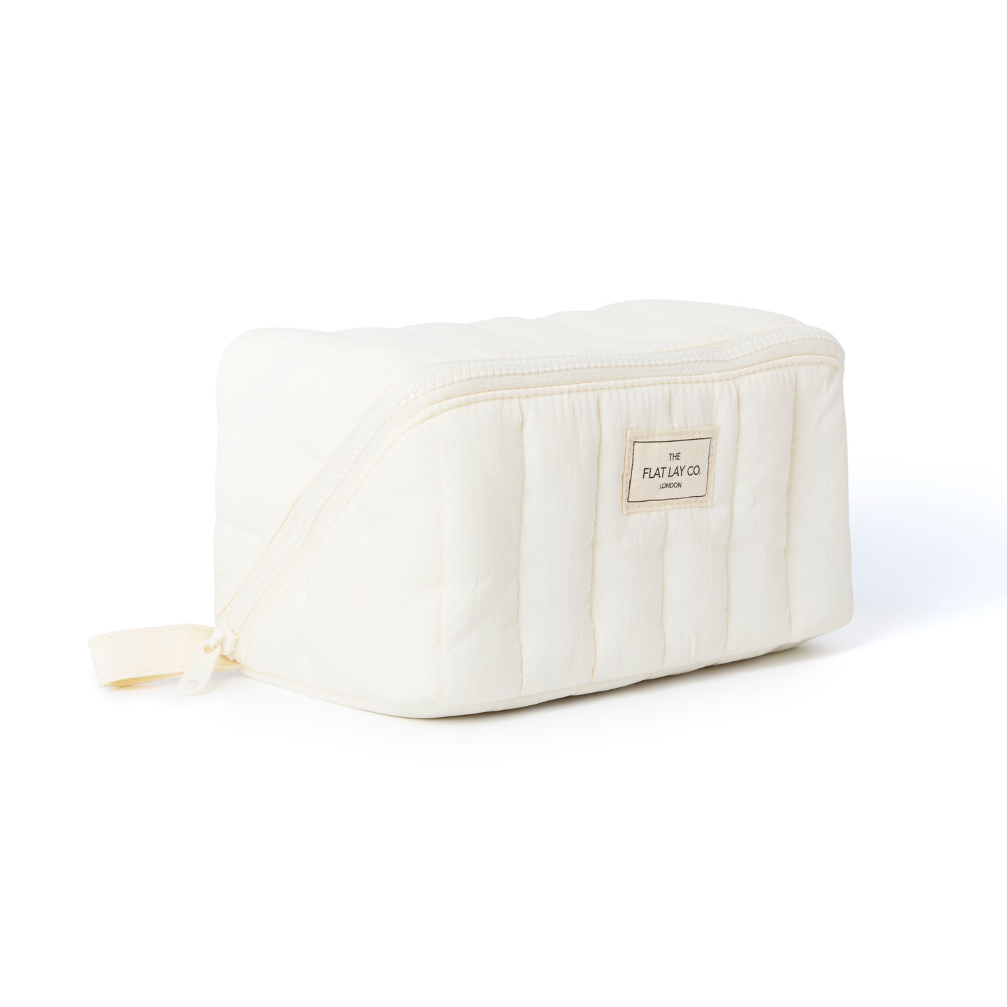 Vanilla Marshmallow Flat Lay Makeup Box Bag