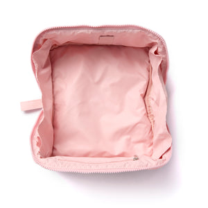 Marshmallow Box Bag & Brush Case Bundle - Sweet Pink Hearts