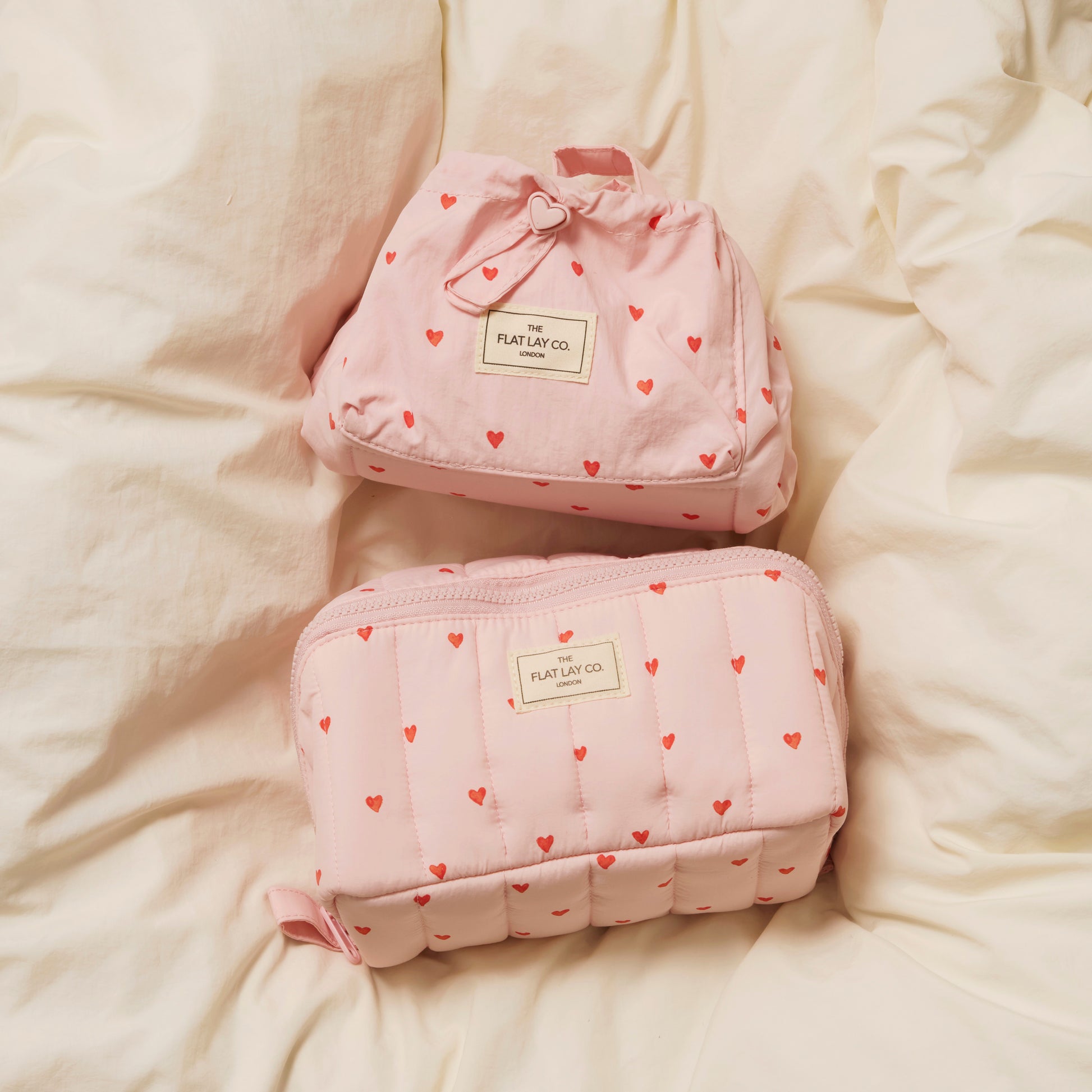 Marshmallow Flat Lay Makeup Box Pink Hearts – The Flat Lay