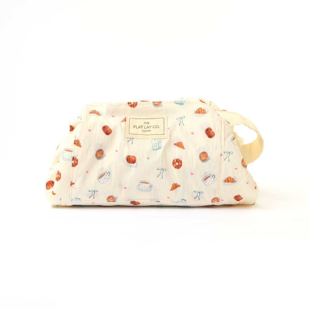 Parachute Drawstring Flat Lay Makeup Bag - Patisserie