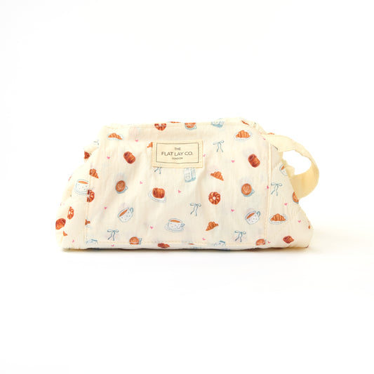 Parachute Drawstring Flat Lay Makeup Bag - Patisserie
