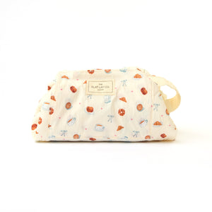 Parachute Drawstring Flat Lay Makeup Bag - Patisserie