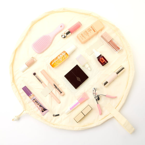 Parachute Drawstring Flat Lay Makeup Bag - Patisserie