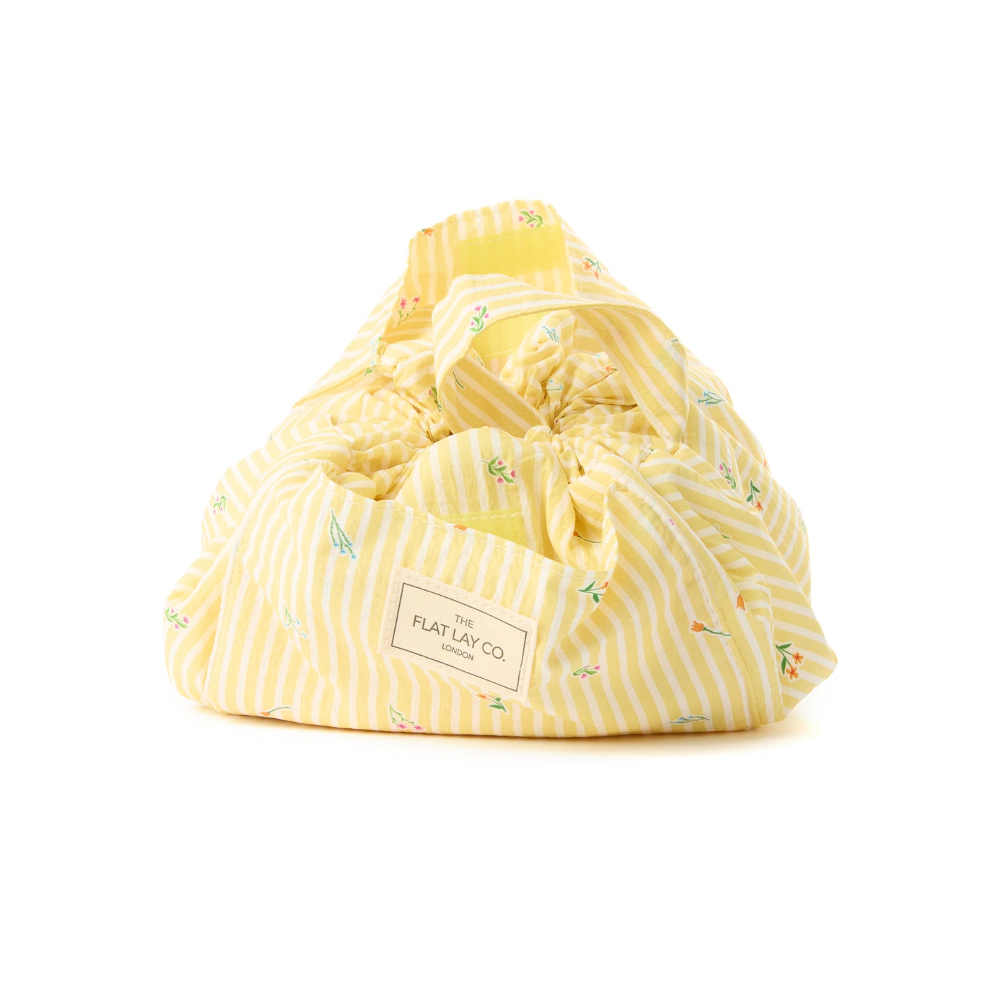 Parachute Drawstring Flat Lay Makeup Bag - Flora