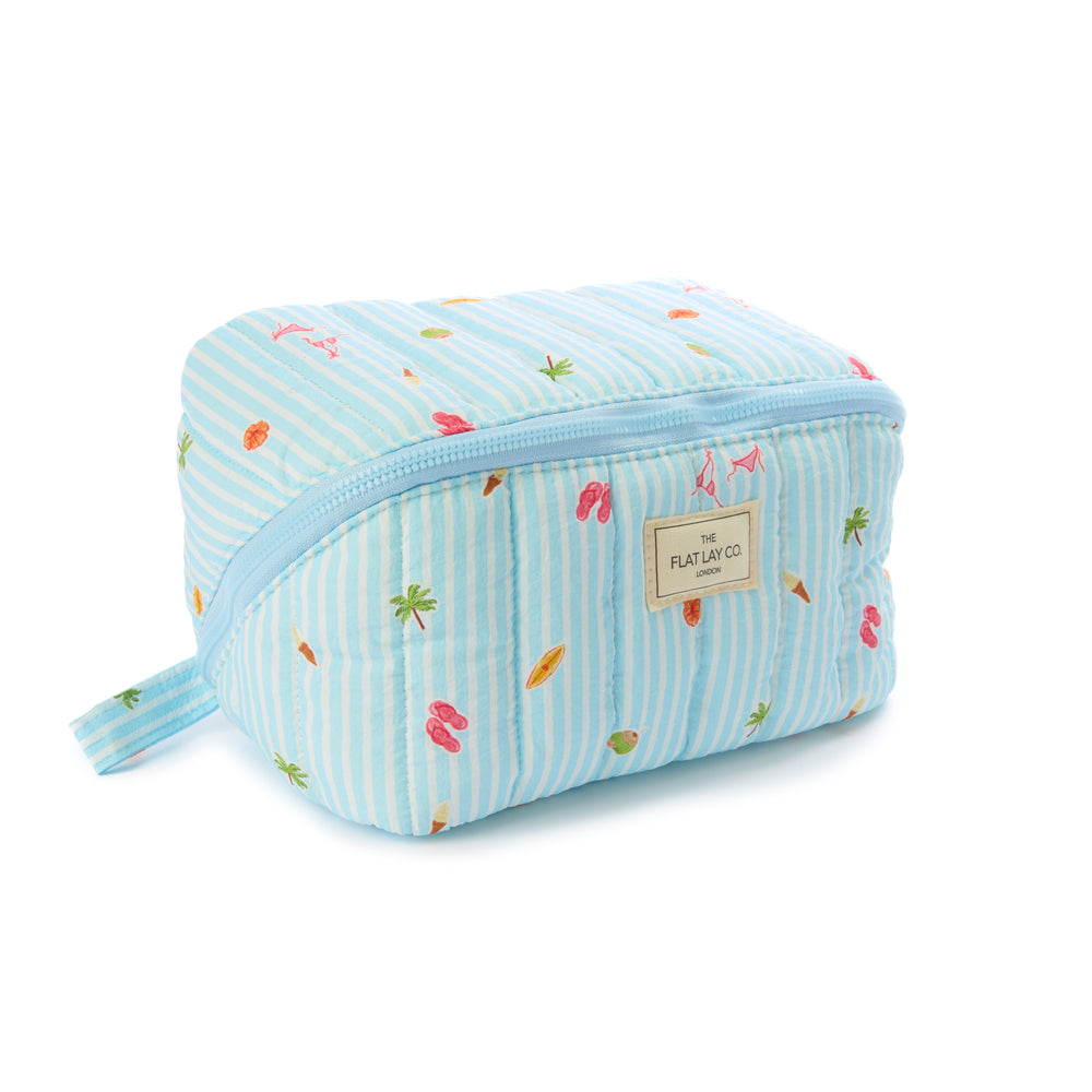 Marshmallow Flat Lay Makeup Box Bag - Playa