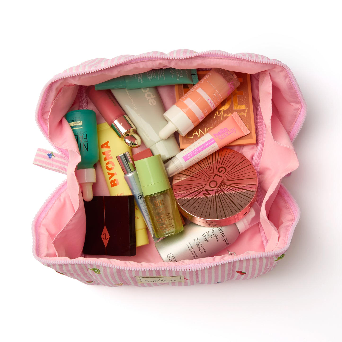 Marshmallow Flat Lay Makeup Box Bag - Frutas