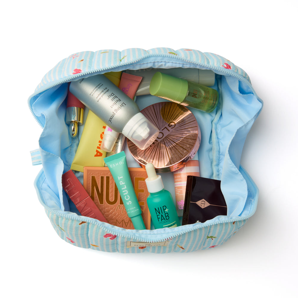 Marshmallow Flat Lay Makeup Box Bag - Playa