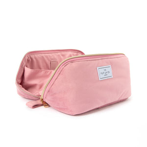 Box Bag & Brush Case Bundle - Pink Velvet