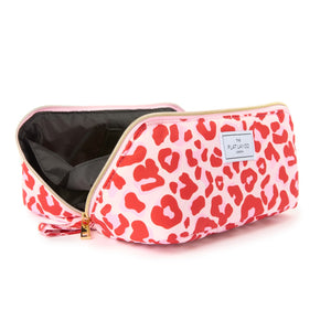 Box Bag & Brush Case Bundle - Pink Leopard