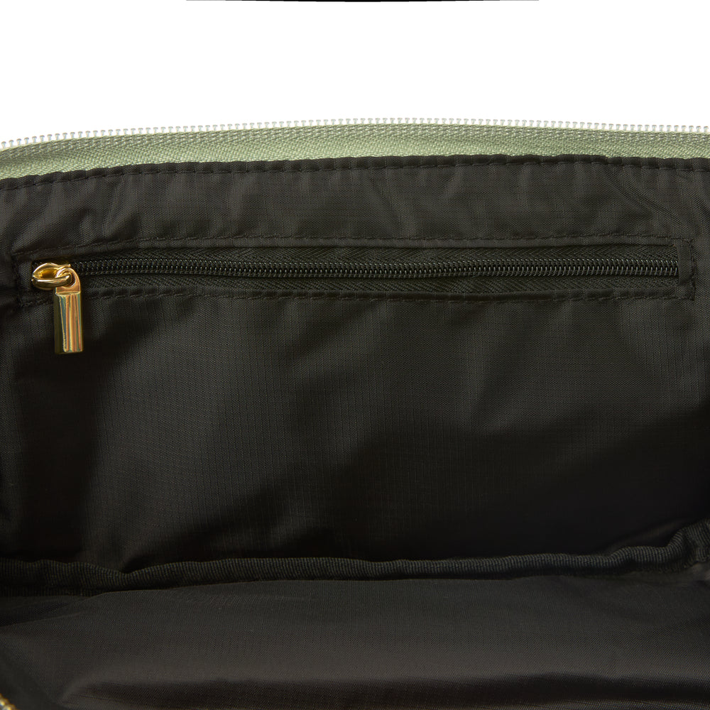 Flat Lay Makeup Box Bag - Tropical Leaves